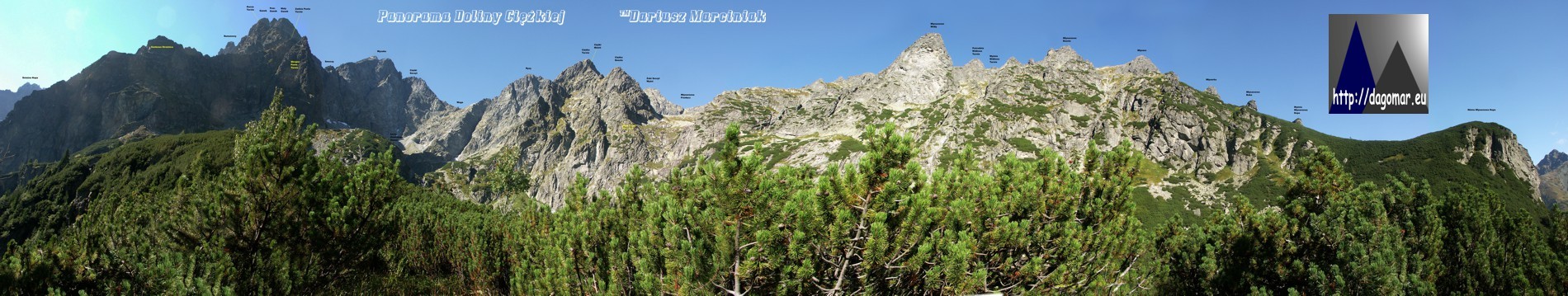 panorama Doliny Ciężkiej